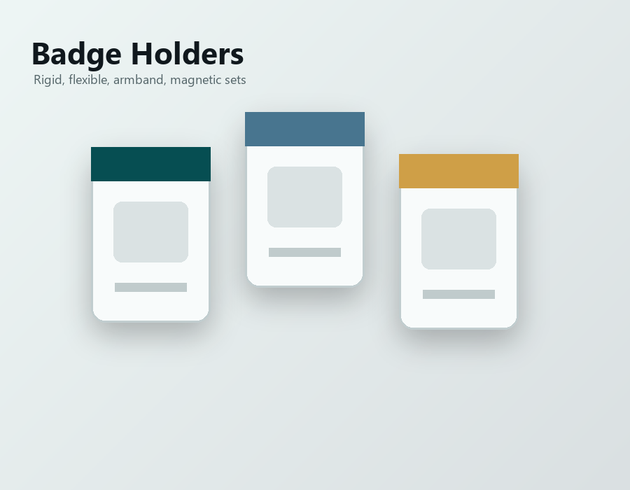 Badge holder category render