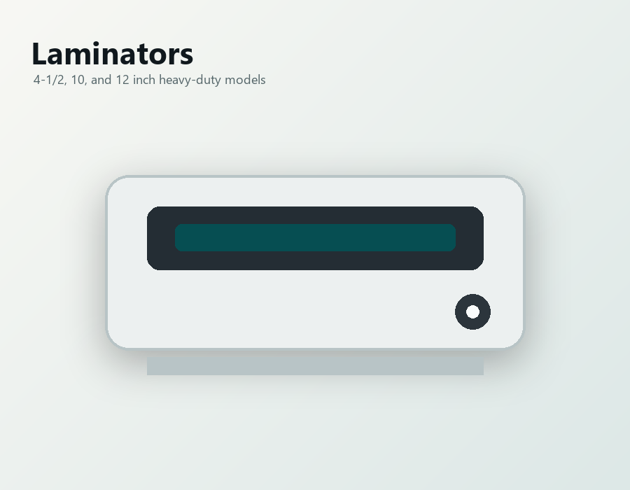 Heavy duty laminator render
