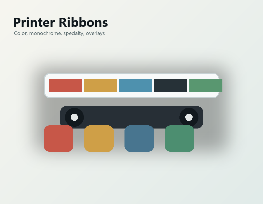Zebra ribbon cartridge render